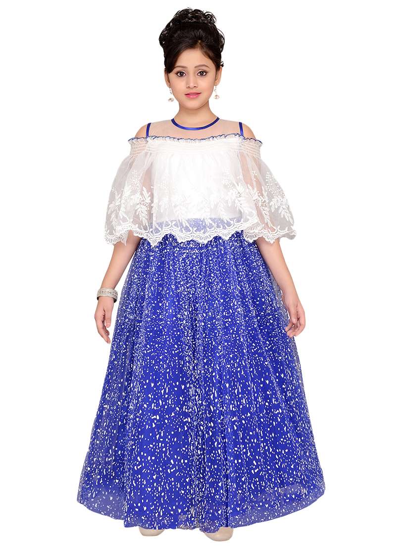 blue net gown - 15655544 -  Zoom Image - 0