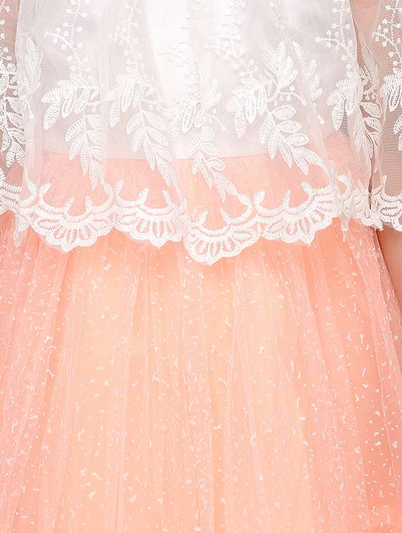 pink net party gown - 15655546 - Standard Image - 3