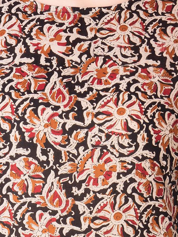 kalamkari straight kurta - 15655676 - Standard Image - 3