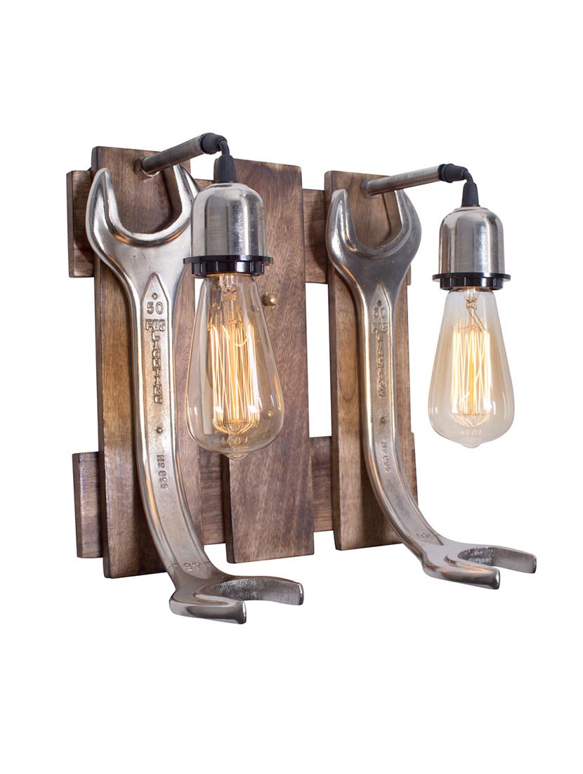 fos lighting straight line wood bling single wall light - 15670809 - Zoom Image - 0