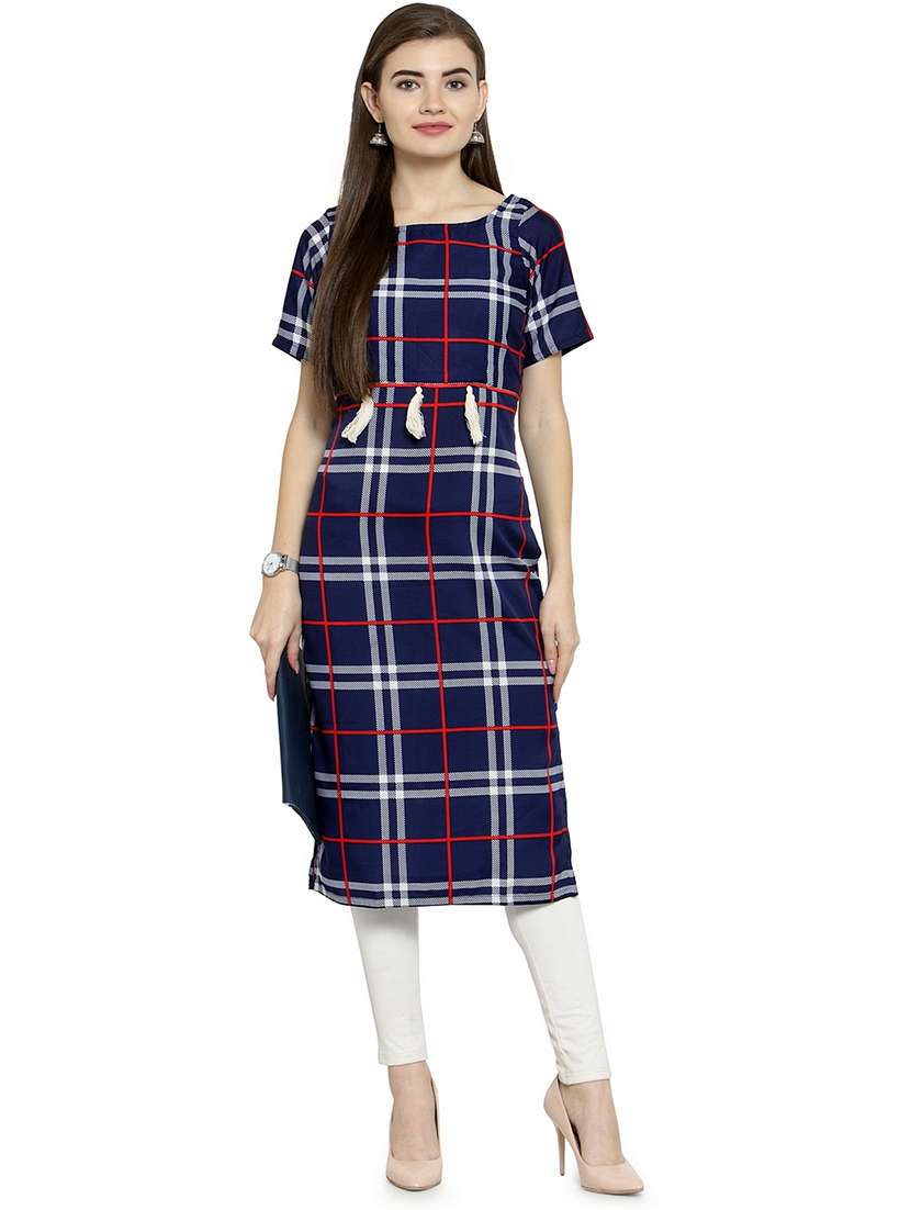 women's straight kurta - 15675742 - Standard Image - 3