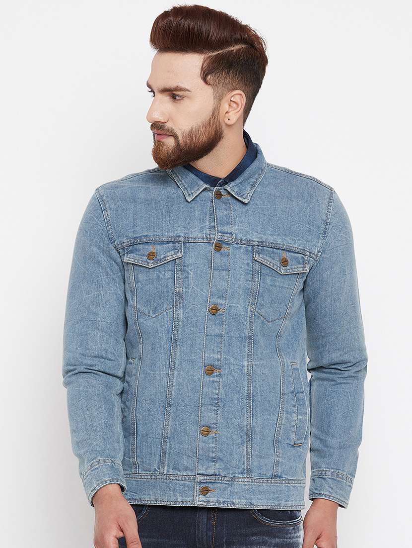 blue denim jacket