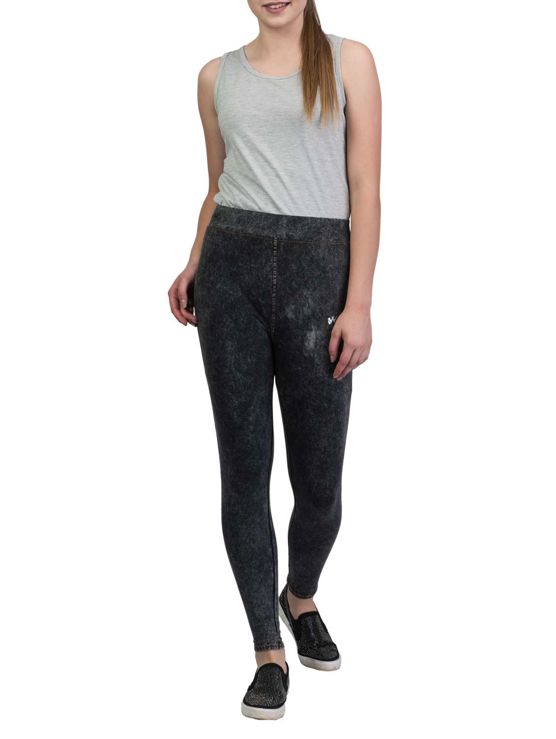 set of 2 multi colored cotton jeggings - 15677722 -  Standard Image - 3