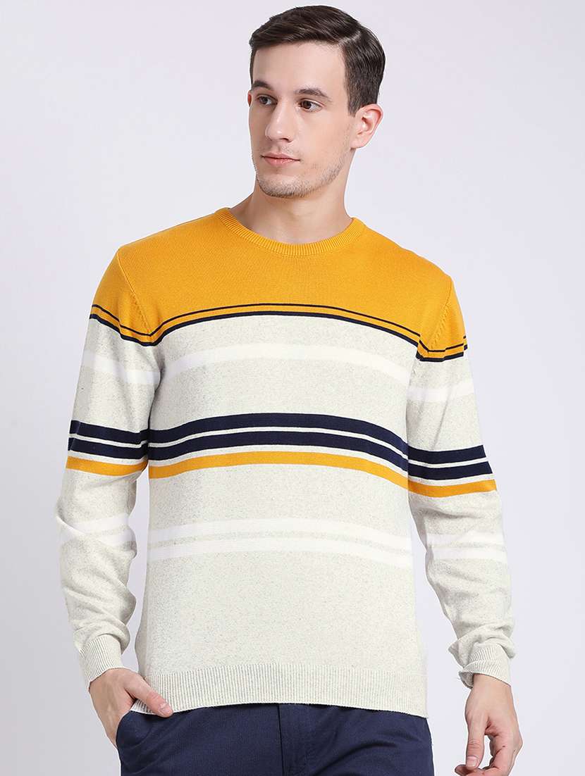 beige acrylic pullover