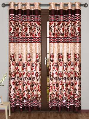 Buy Aradent Door Eyelet Curtain Panel Set For Bedroom Qty Set Of