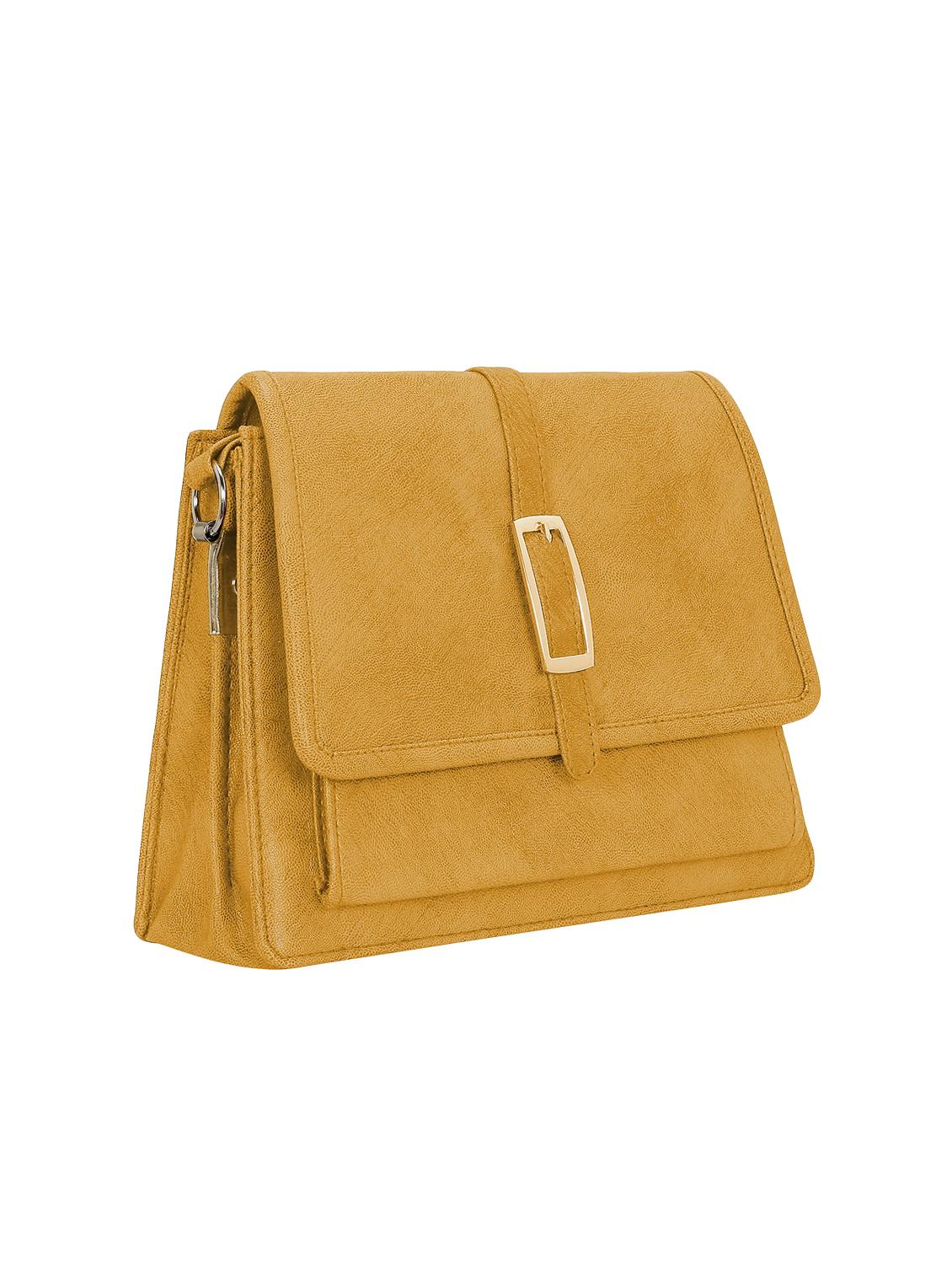 brown leatherette (pu) sling bag - 15681918 - Standard Image - 3