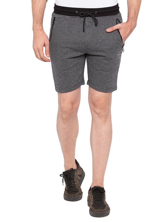 grey cotton shorts - 15691467 -  Zoom Image - 0
