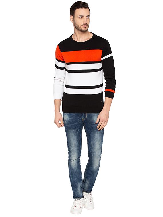 black cotton pullover - 15691516 - Standard Image - 3