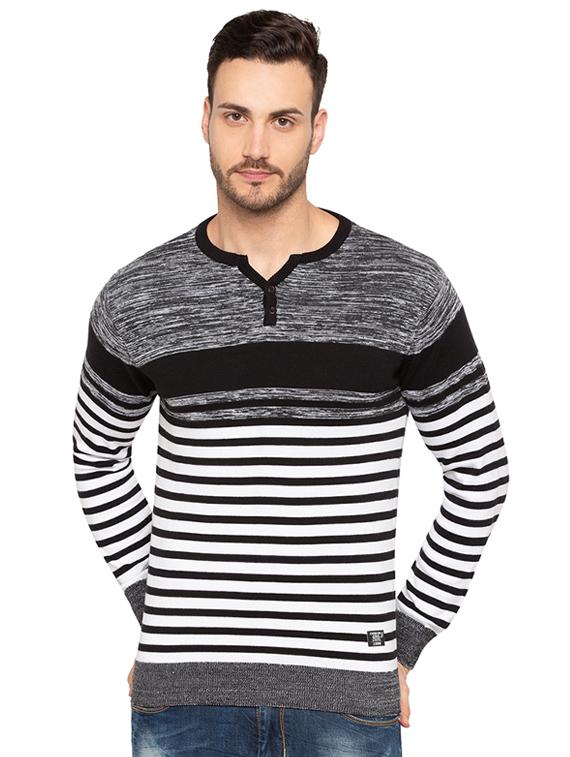 grey cotton pullover - 15691518 -  Zoom Image - 0