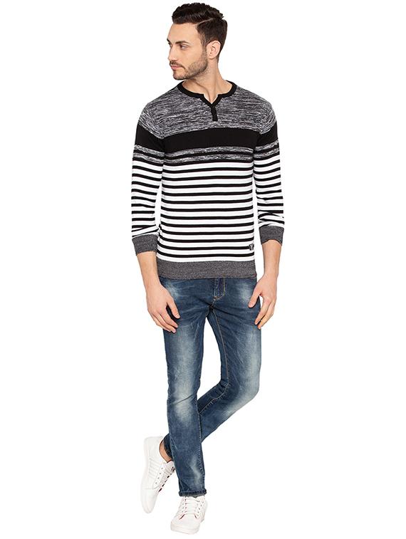 grey cotton pullover - 15691518 - Standard Image - 3