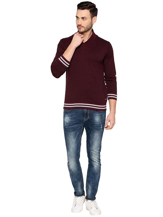 purple cotton pullover - 15691520 - Standard Image - 3