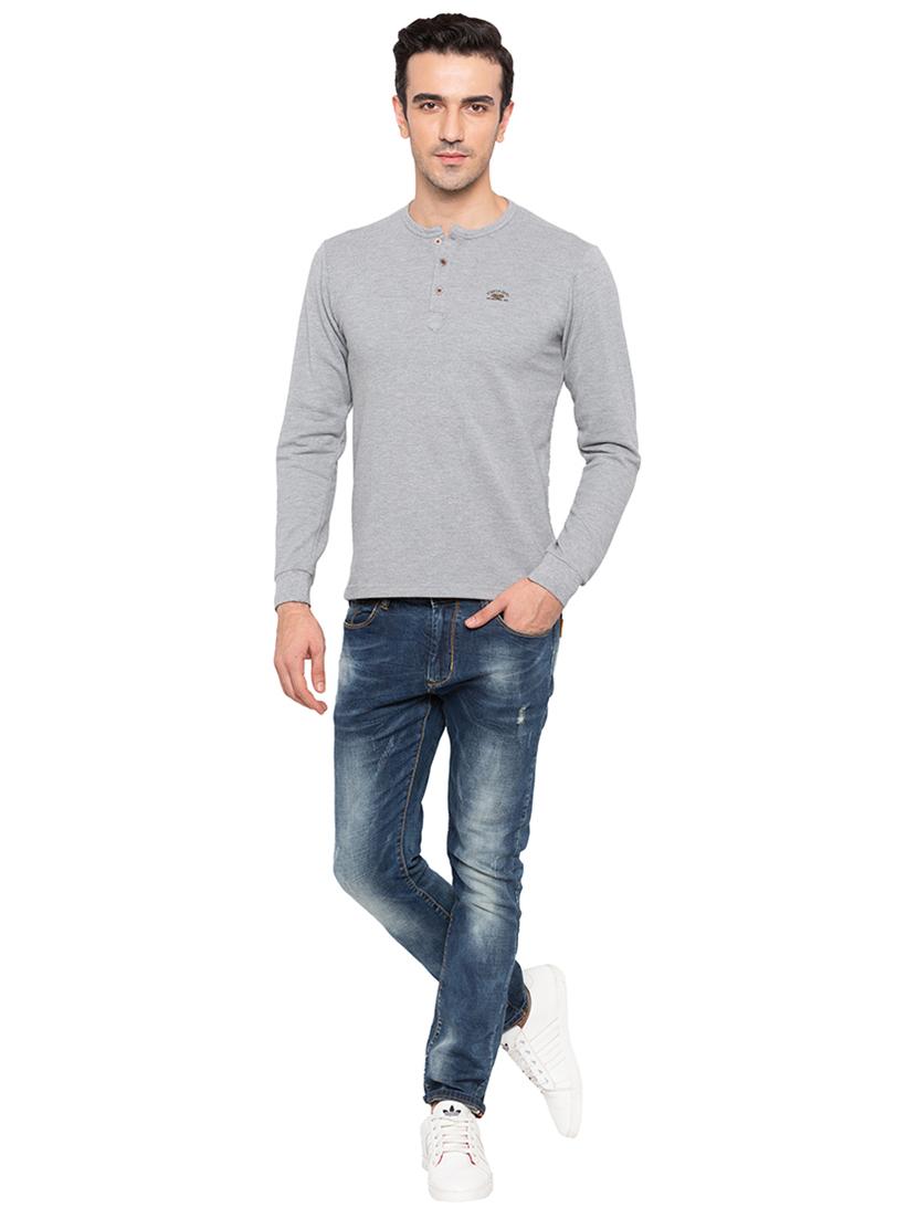 grey cotton t-shirt - 15691615 - Standard Image - 3