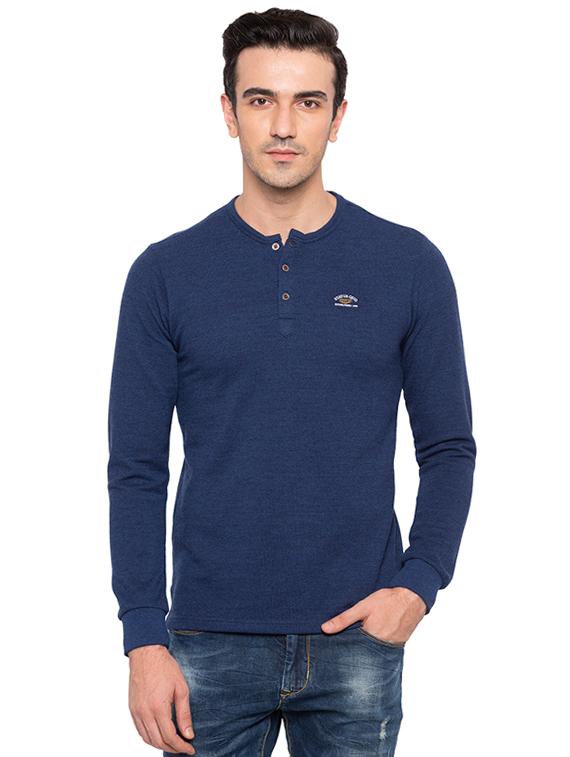 blue cotton t-shirt - 15691616 - Zoom Image - 0