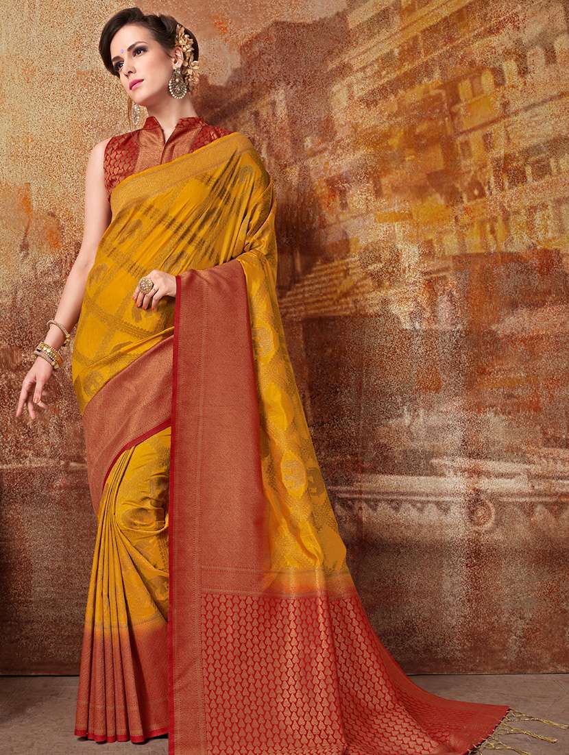 Conversational kanjivaram saree with blouse