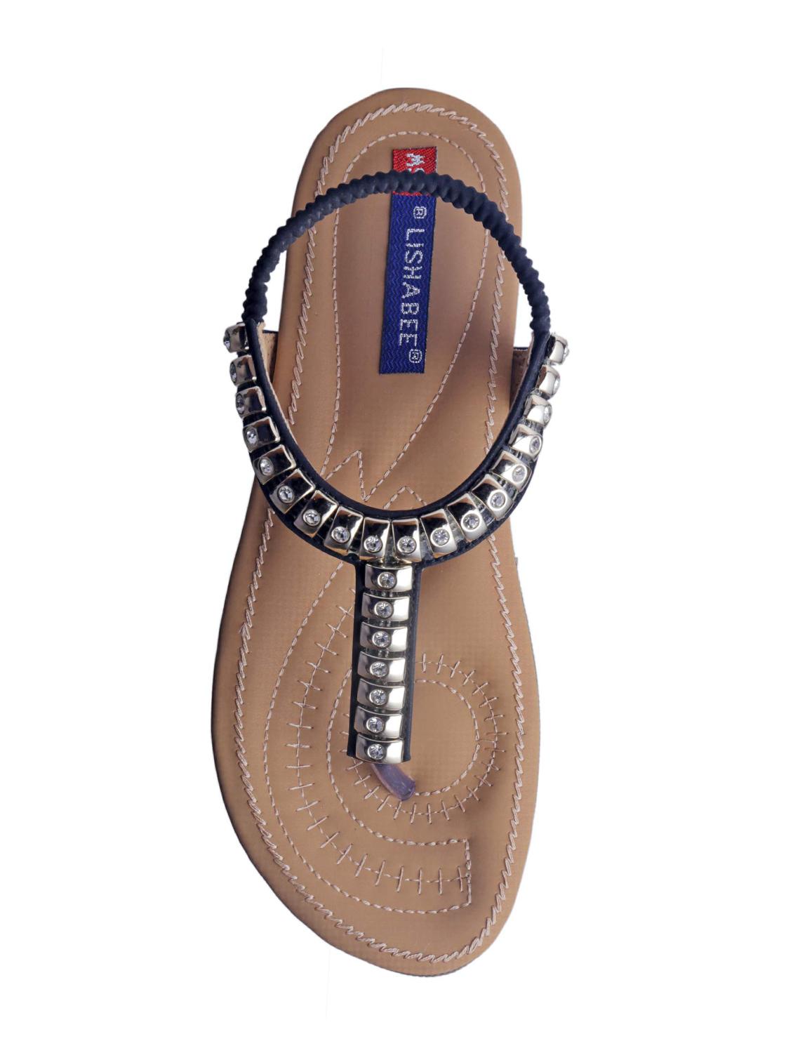 blue back strap sandals - 15695153 - Standard Image - 3
