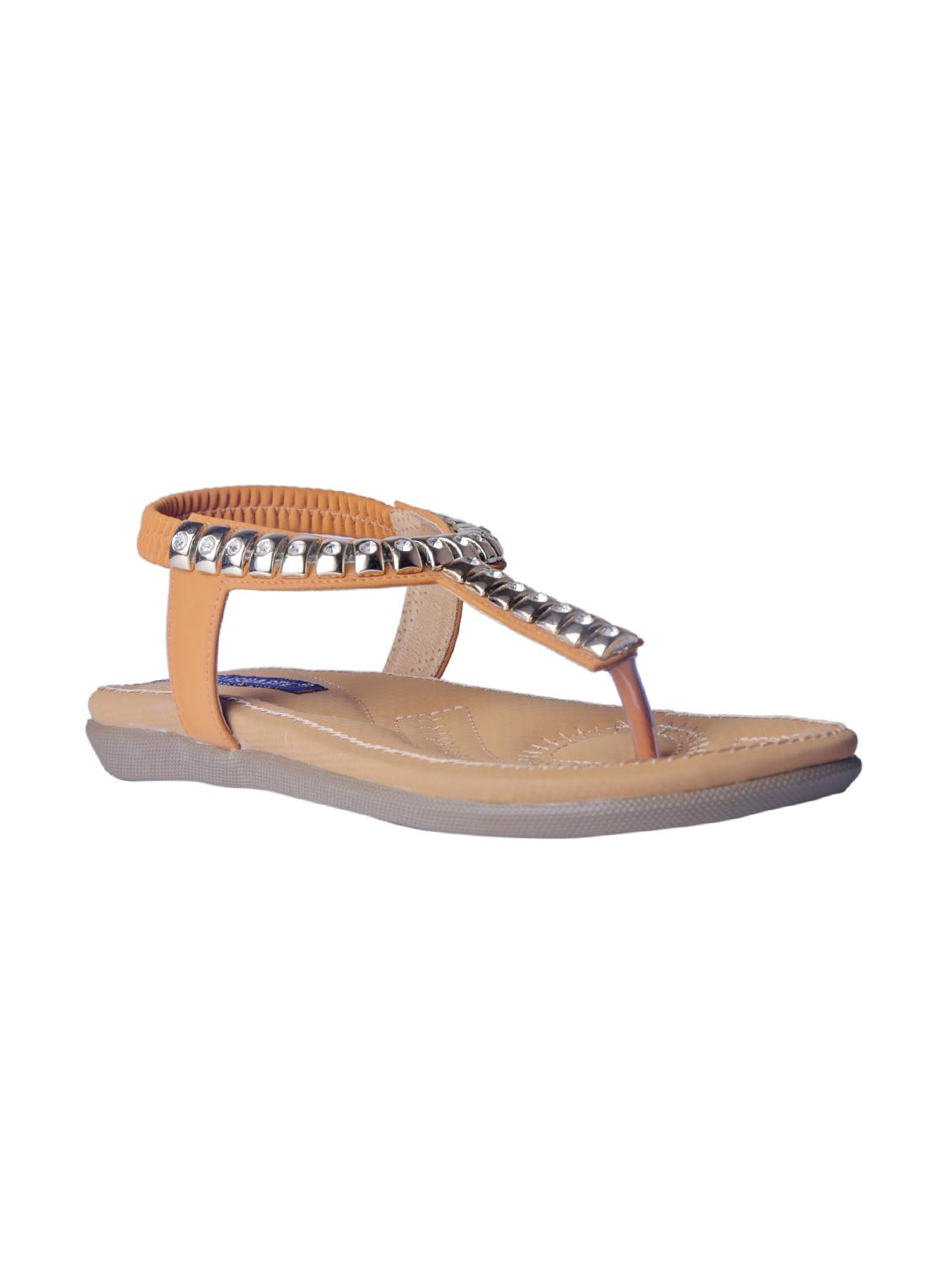tan back strap sandals - 15695154 - Zoom Image - 0