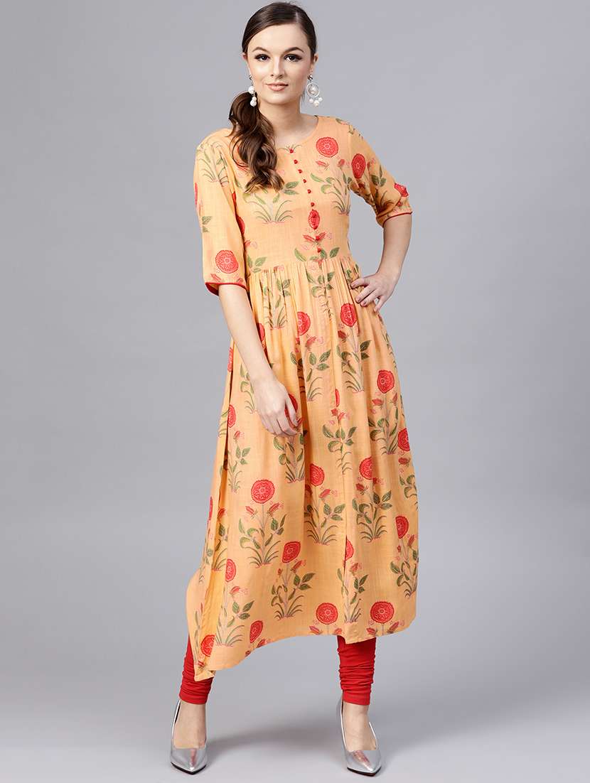 women's flared kurta
