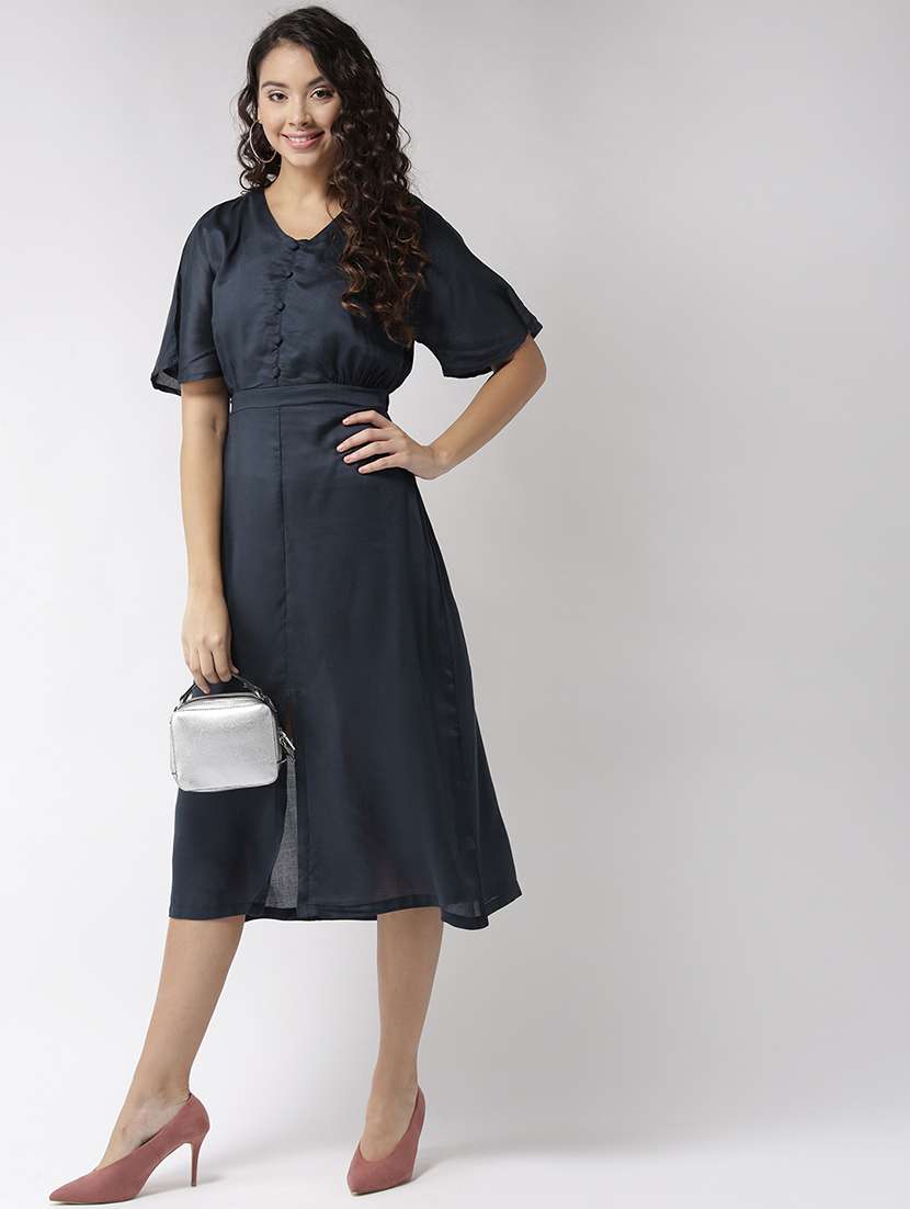 women's  solid dress - 15700092 -  Standard Image - 3