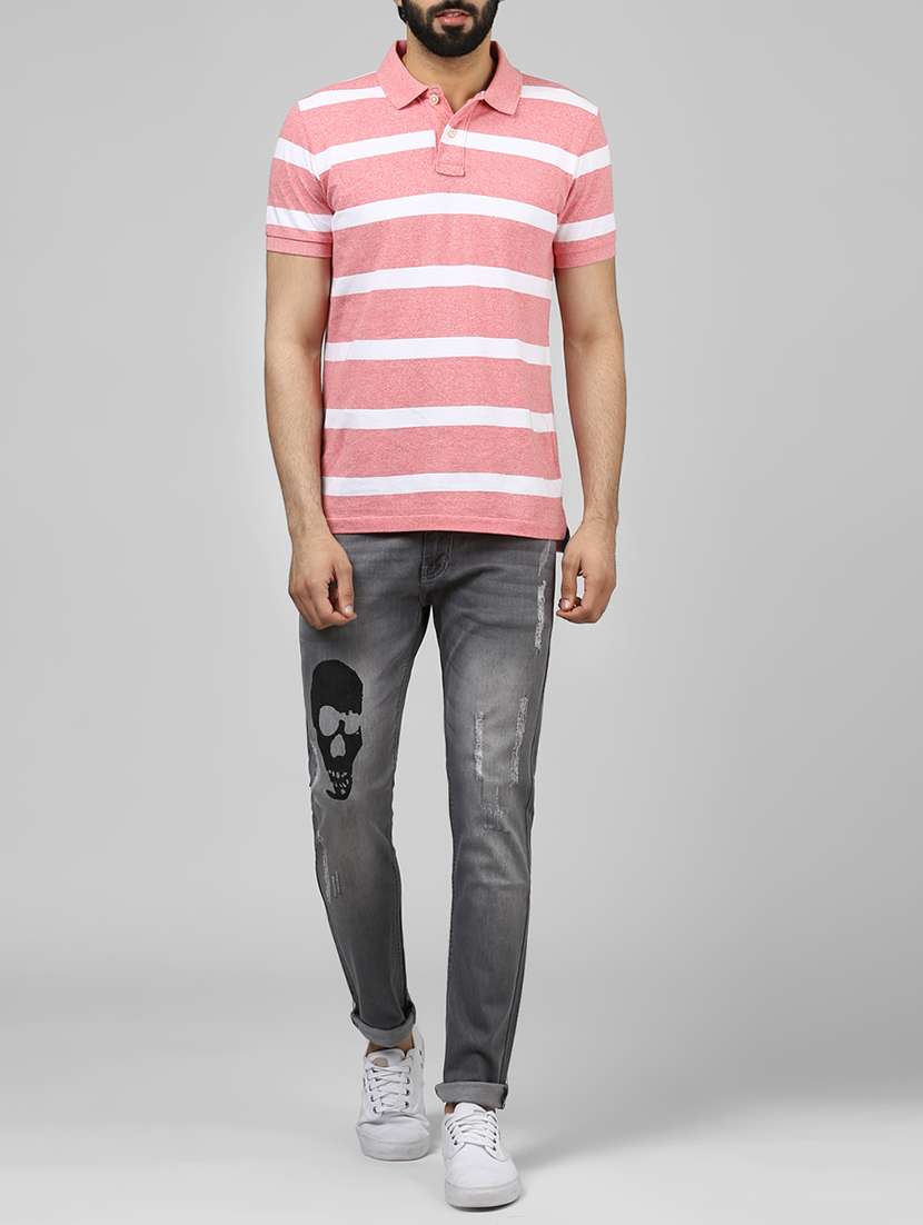 mens slim fit distressed jeans - 15701659 -  Standard Image - 3