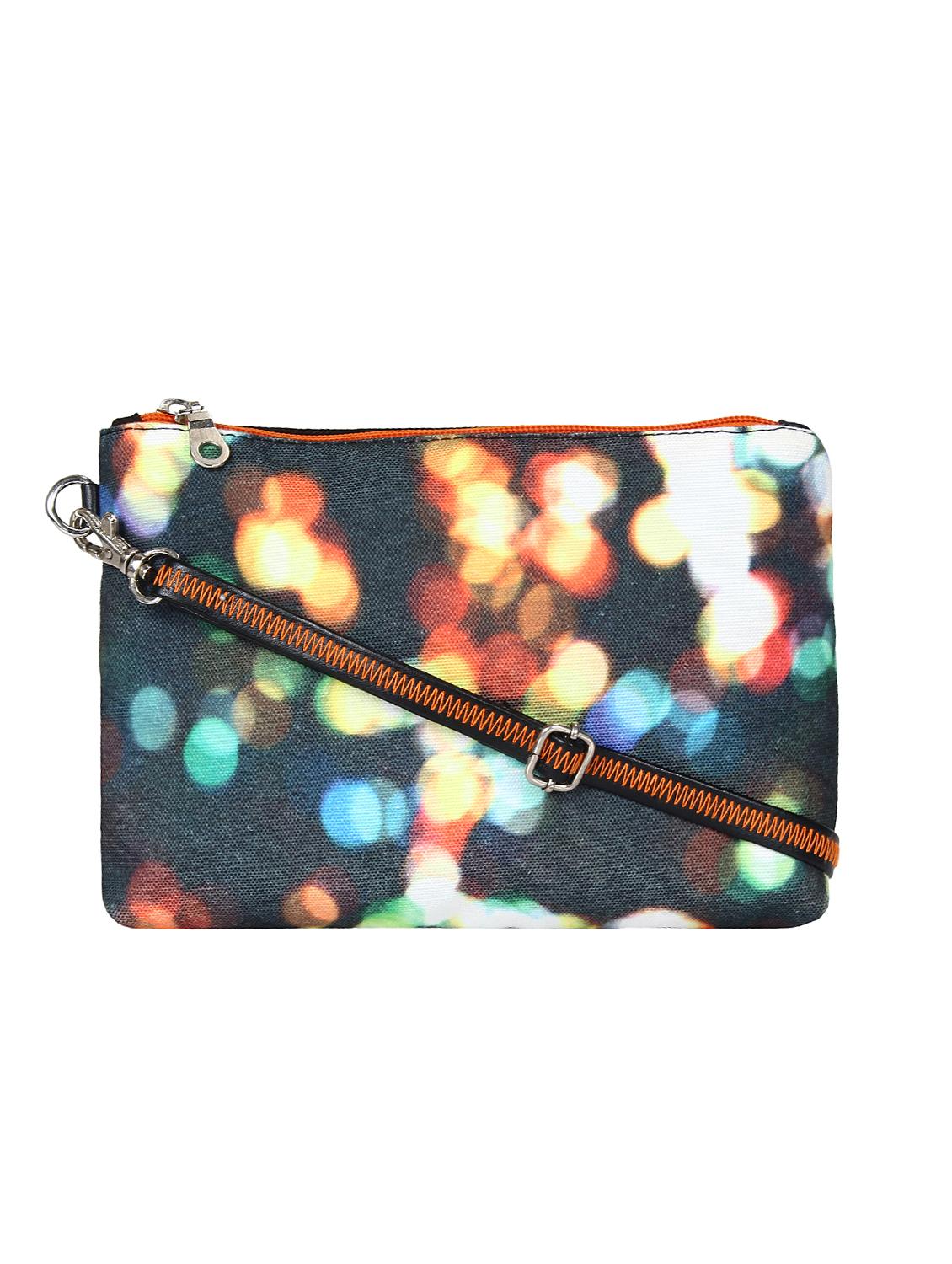 multi colored canvas sling bag - 15702924 -  Zoom Image - 0