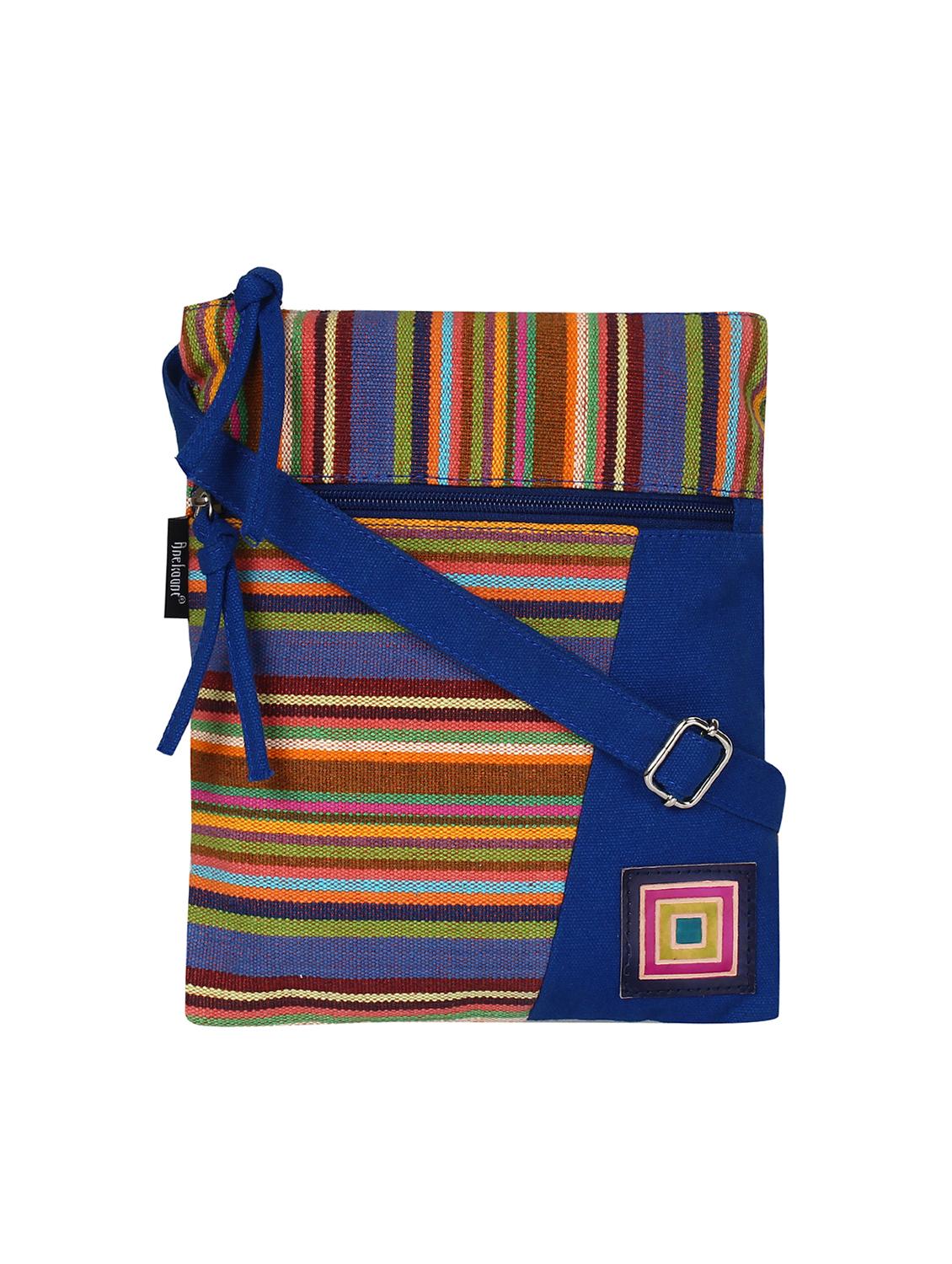 multi colored cotton sling bag - 15702930 - Zoom Image - 0