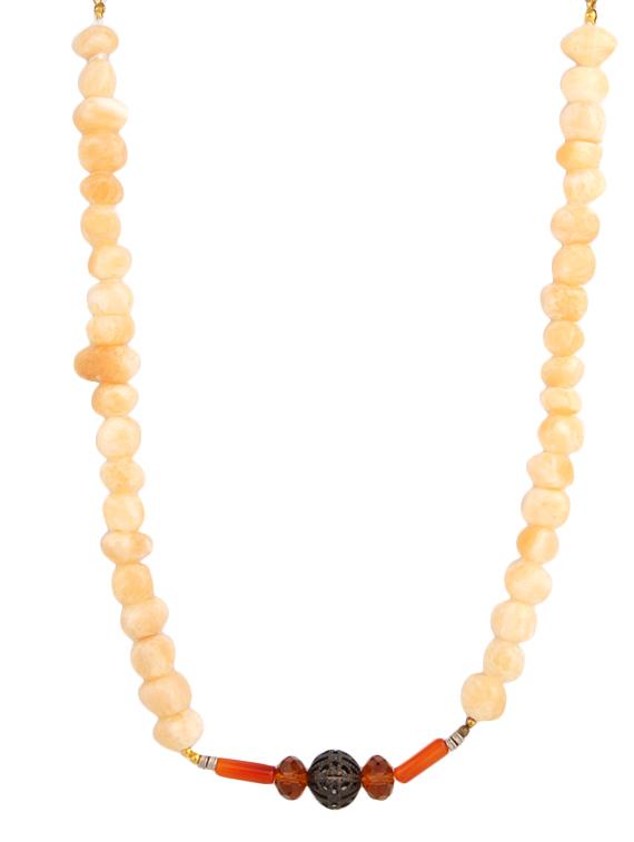 yellow gemstone necklace - 15703267 - Zoom Image - 0