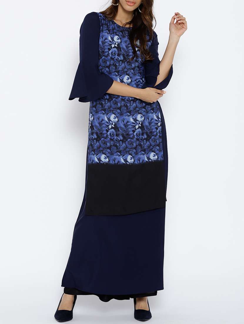 straight bell sleeves kurta