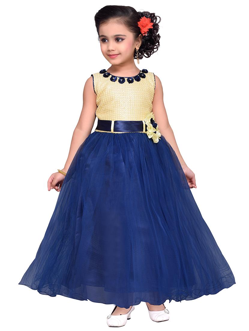 dark blue net gown - 15704852 - Standard Image - 3