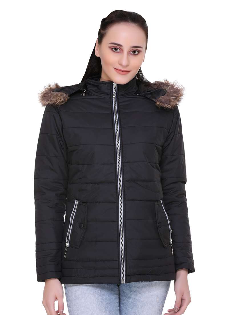 hooded puffer jacket
