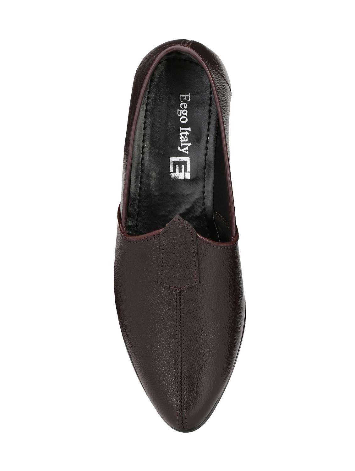 brown leather slip on jutis - 15709002 -  Standard Image - 3