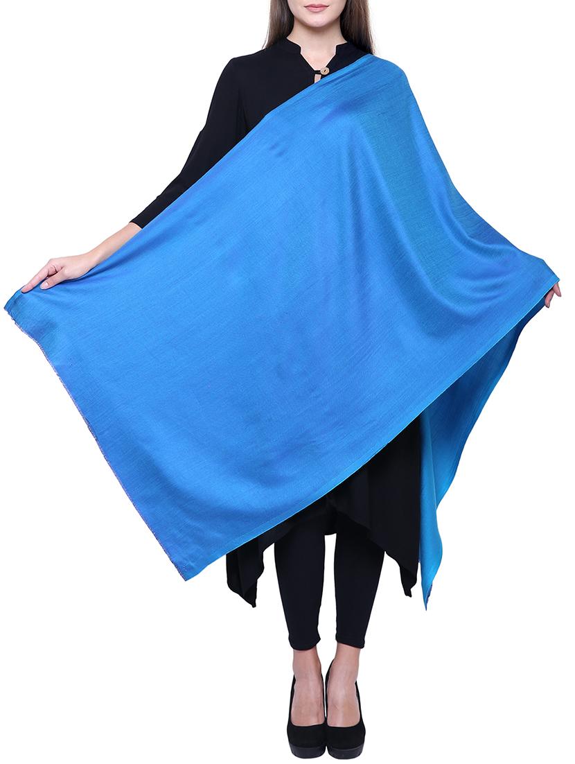 blue cotton shawl - 15719403 - Zoom Image - 0