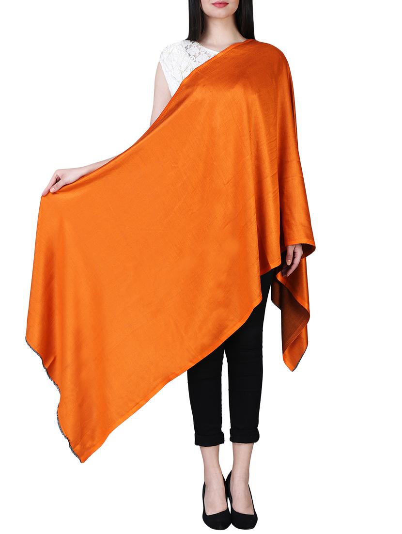 orange cotton shawl - 15719408 - Zoom Image - 0