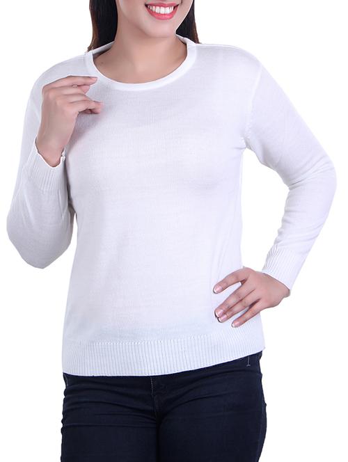 daisy white solid top - 15720518 - Standard Image - 0