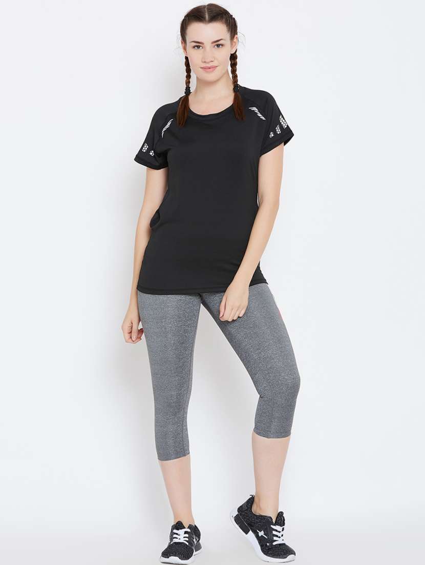 women's plain round neck t-shirt - 15724140 -  Standard Image - 3