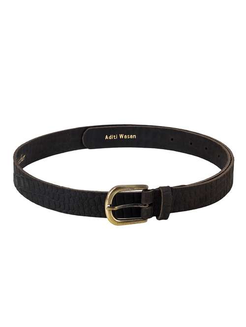 brown leather belt - 15725762 -  Standard Image - 0