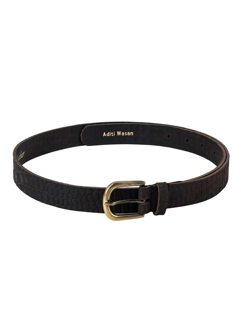 brown leather belt - 15725762 -  Zoom Image - 0