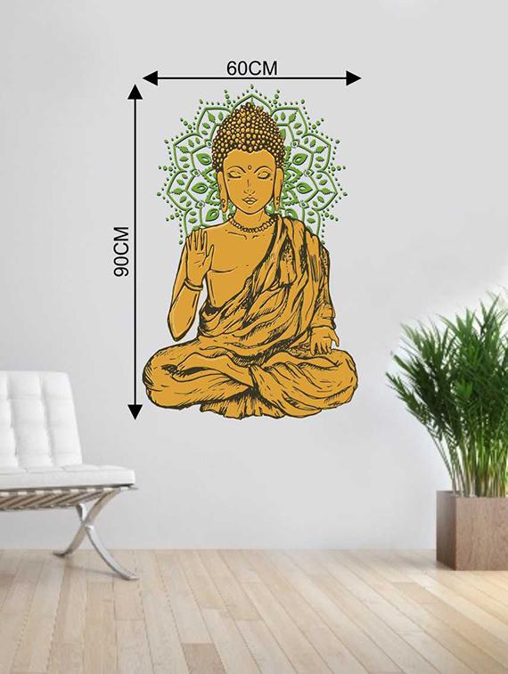 Rawpockets Wall Decals Lord Buddha Sticker Rawpockets Wall Decals Lord Buddha Sticker Stickers Pvc Vinyl Multicolour For Uni From 199 At 78 Off 2019