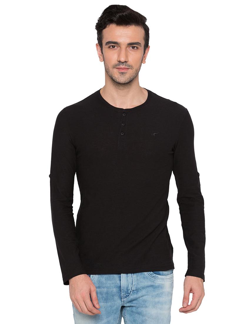 black solid t-shirt - 15735277 - Zoom Image - 0