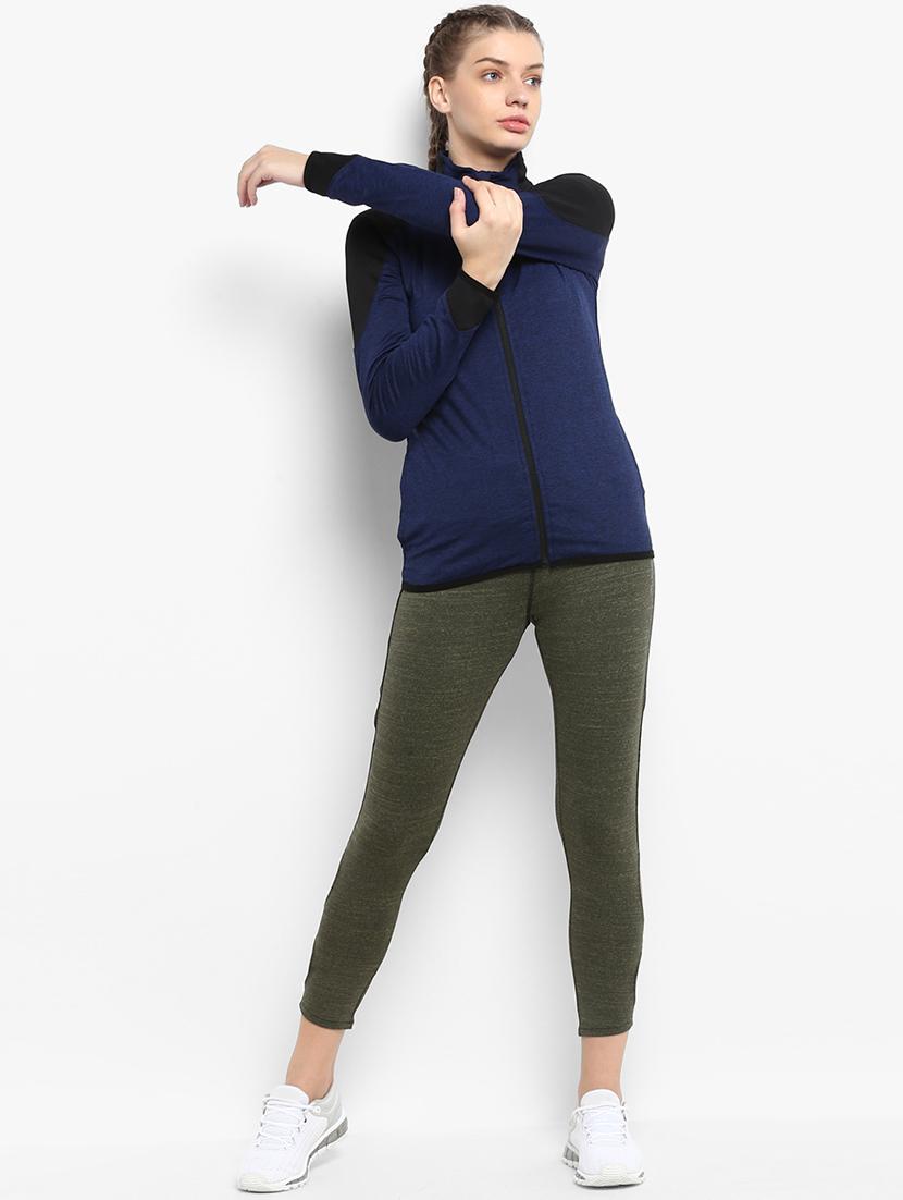 high neck zip-up sweatshirt - 15735515 - Standard Image - 3