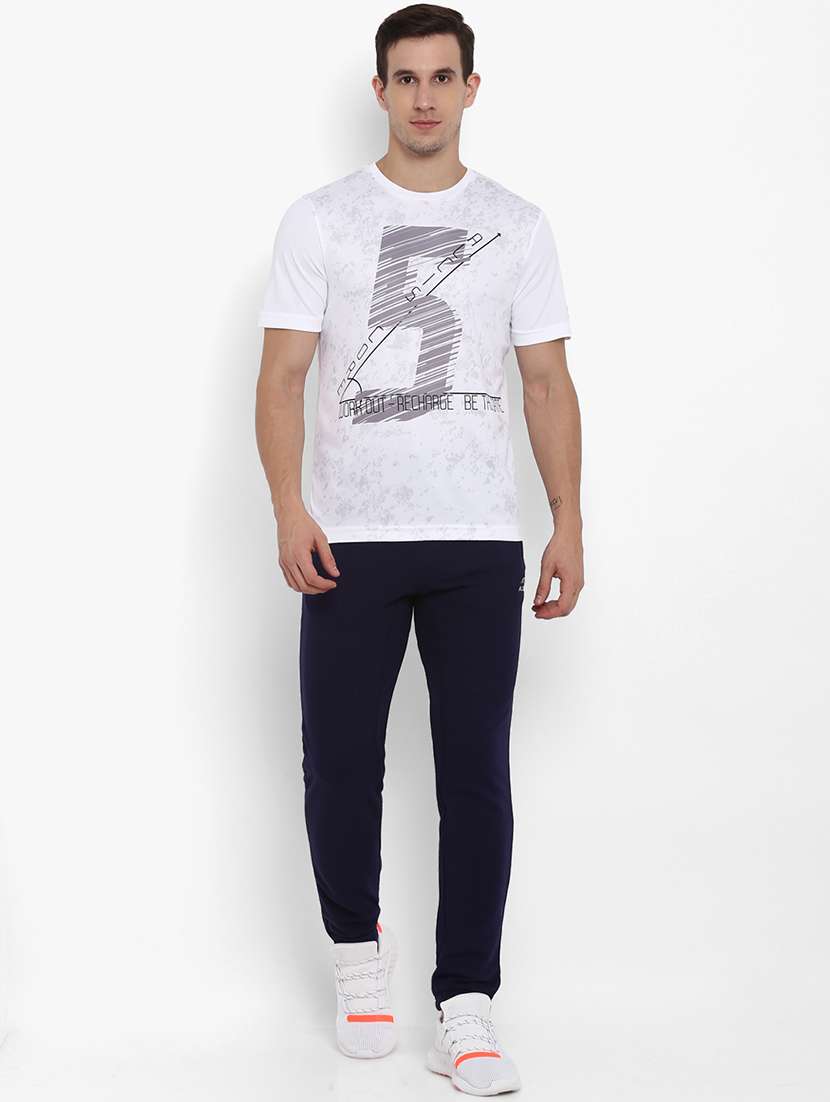 navy blue cotton full length track pant - 15736756 -  Standard Image - 3