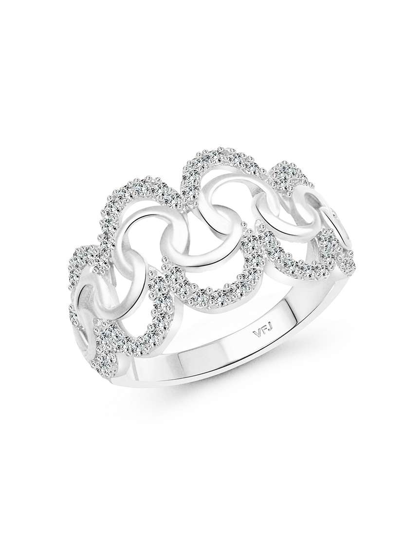 silver metal finger  ring