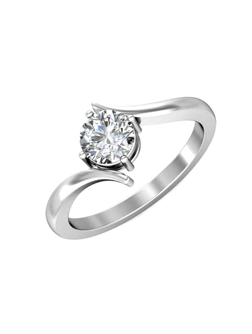 silver metal finger ring