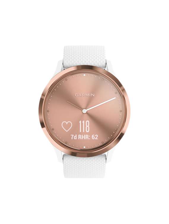 Buy online Garmin Vivo Move Hr White Rose-gold Smartwatch (010