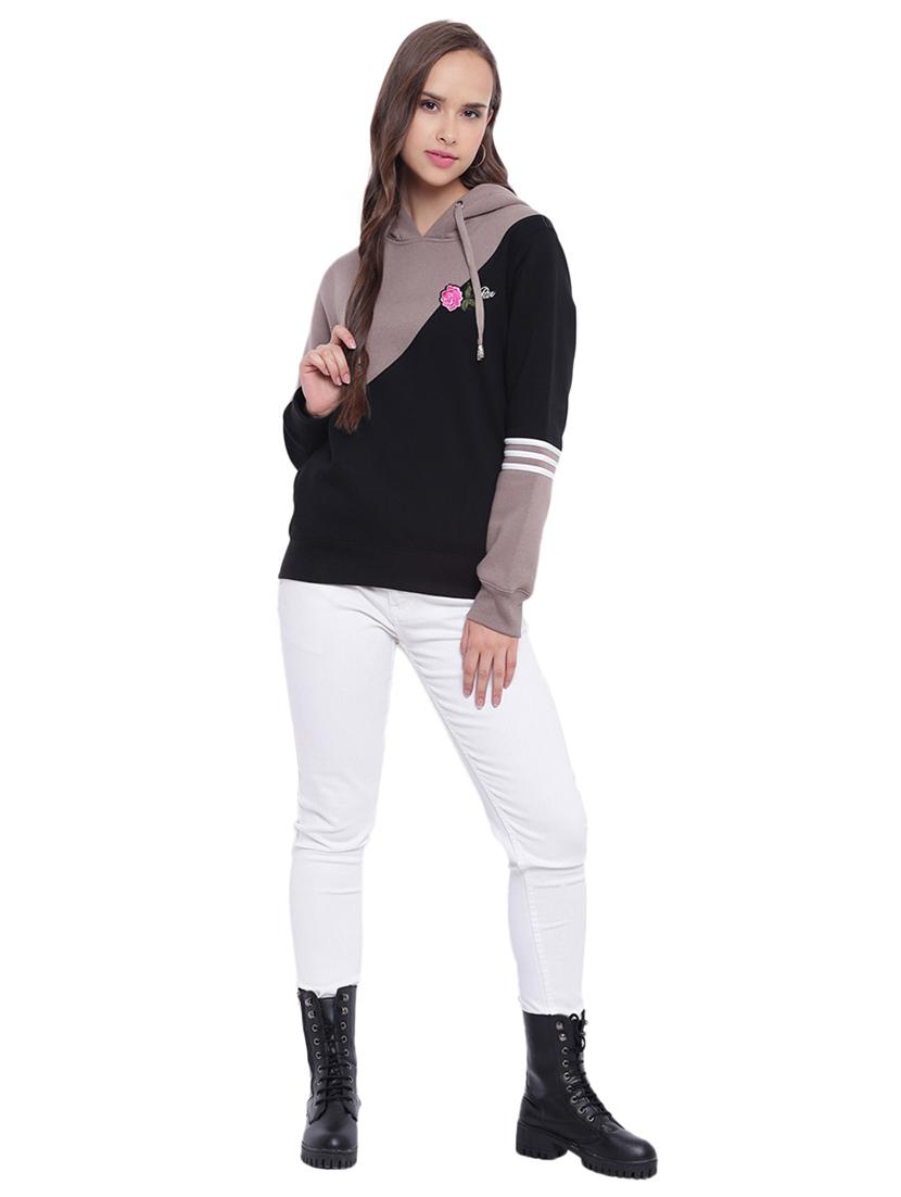 women's color block sweatshirt - 15739533 - Standard Image - 3