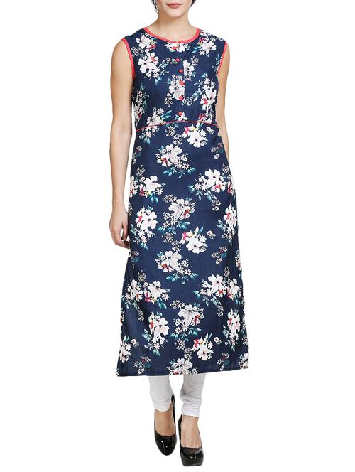 straight floral kurta - 15740822 - Standard Image - 0