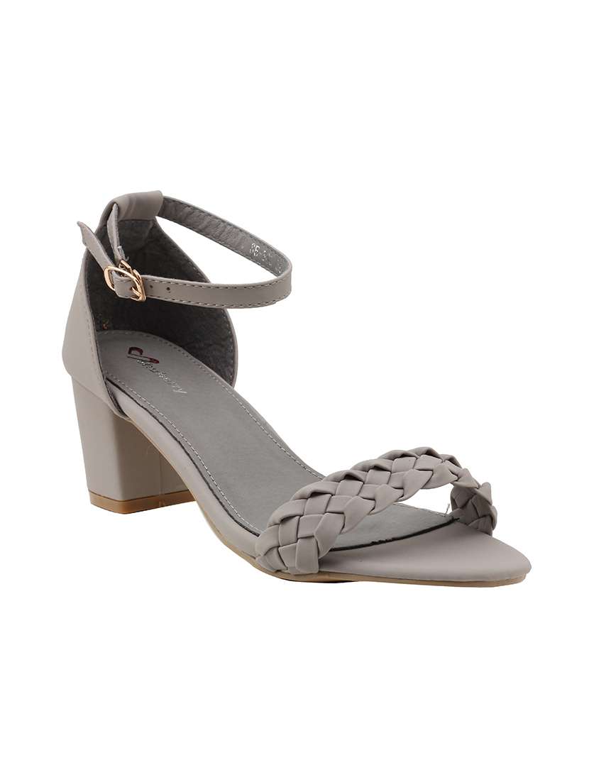grey ankle strap sandals