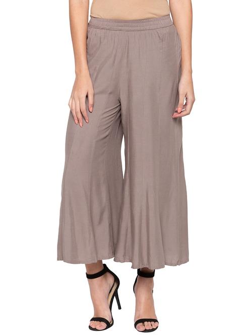 kalidaar flared palazzo - 15744012 - Standard Image - 0