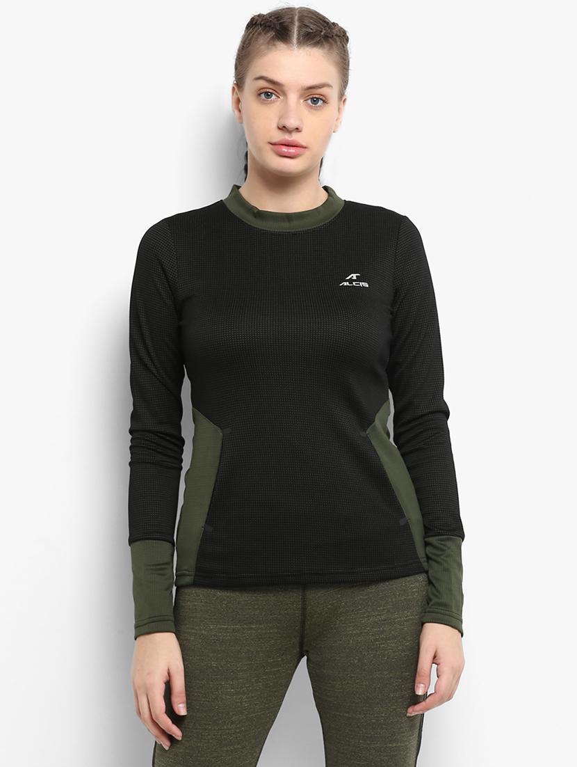 thumb hole sleeved sports sweatshirt - 15746323 - Zoom Image - 0