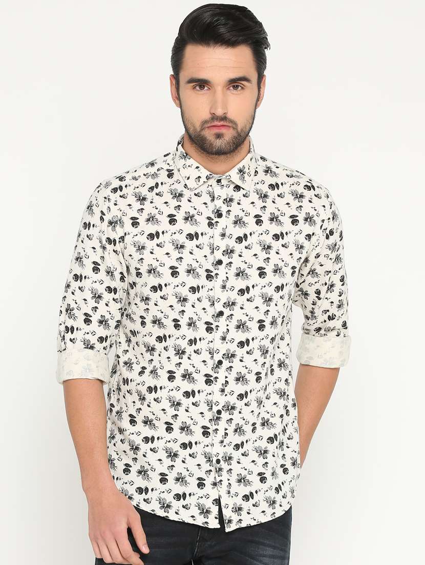 mens florals casual shirt