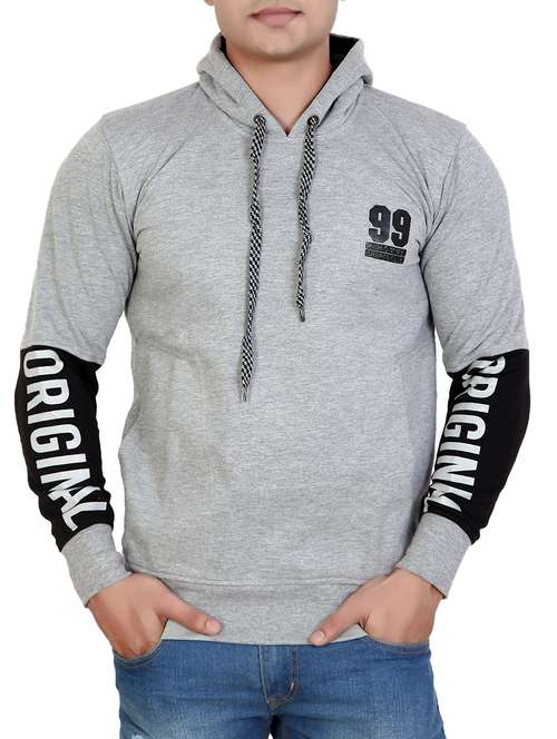 mens placement print sweatshirt - 15747564 -  Standard Image - 0